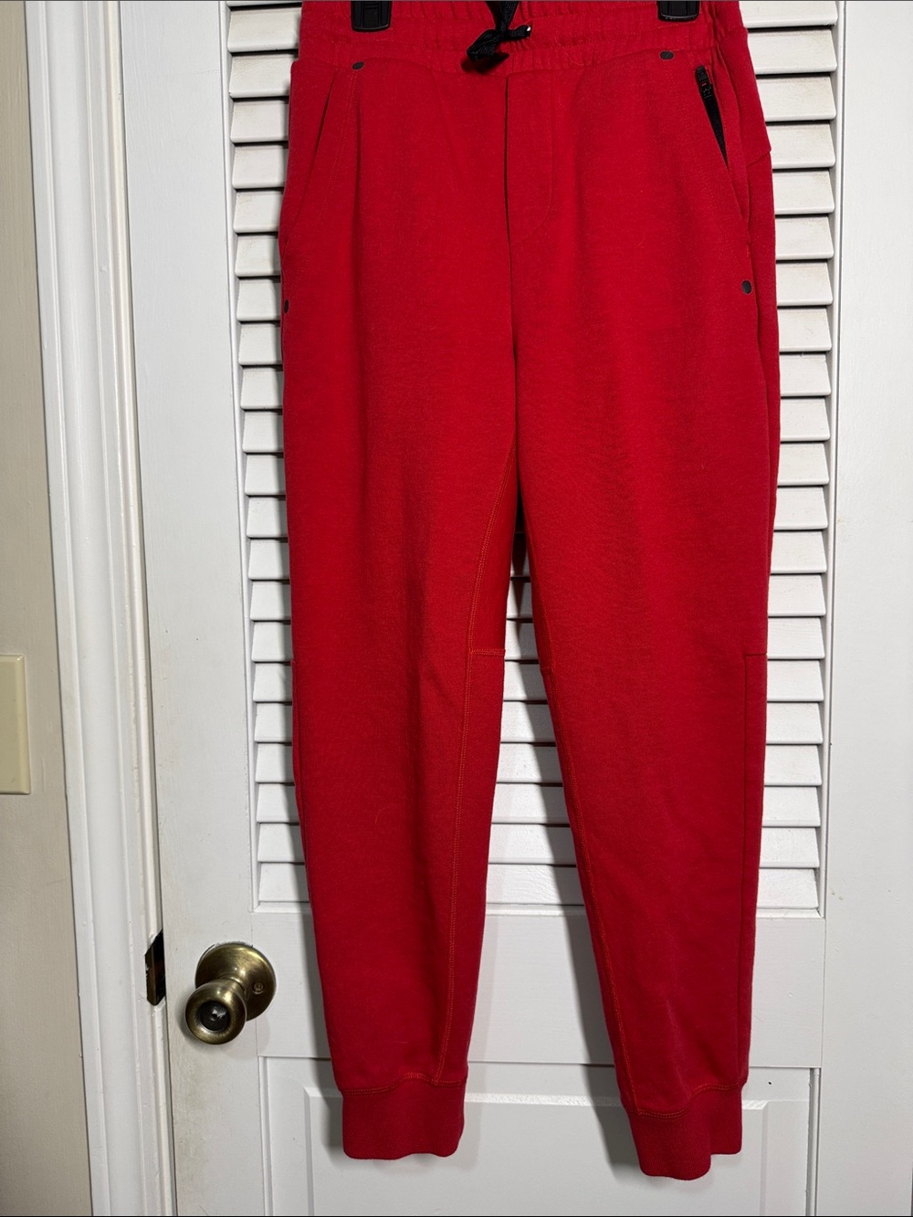 GAP Red Kids Jogger Pants with Zipper Pocket